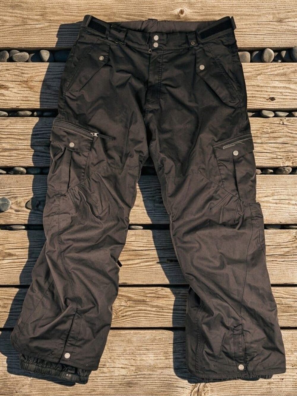 686 Smarty Snowboard Ski Pants XL Black Cargo Baggy Skicore BOA Compatible